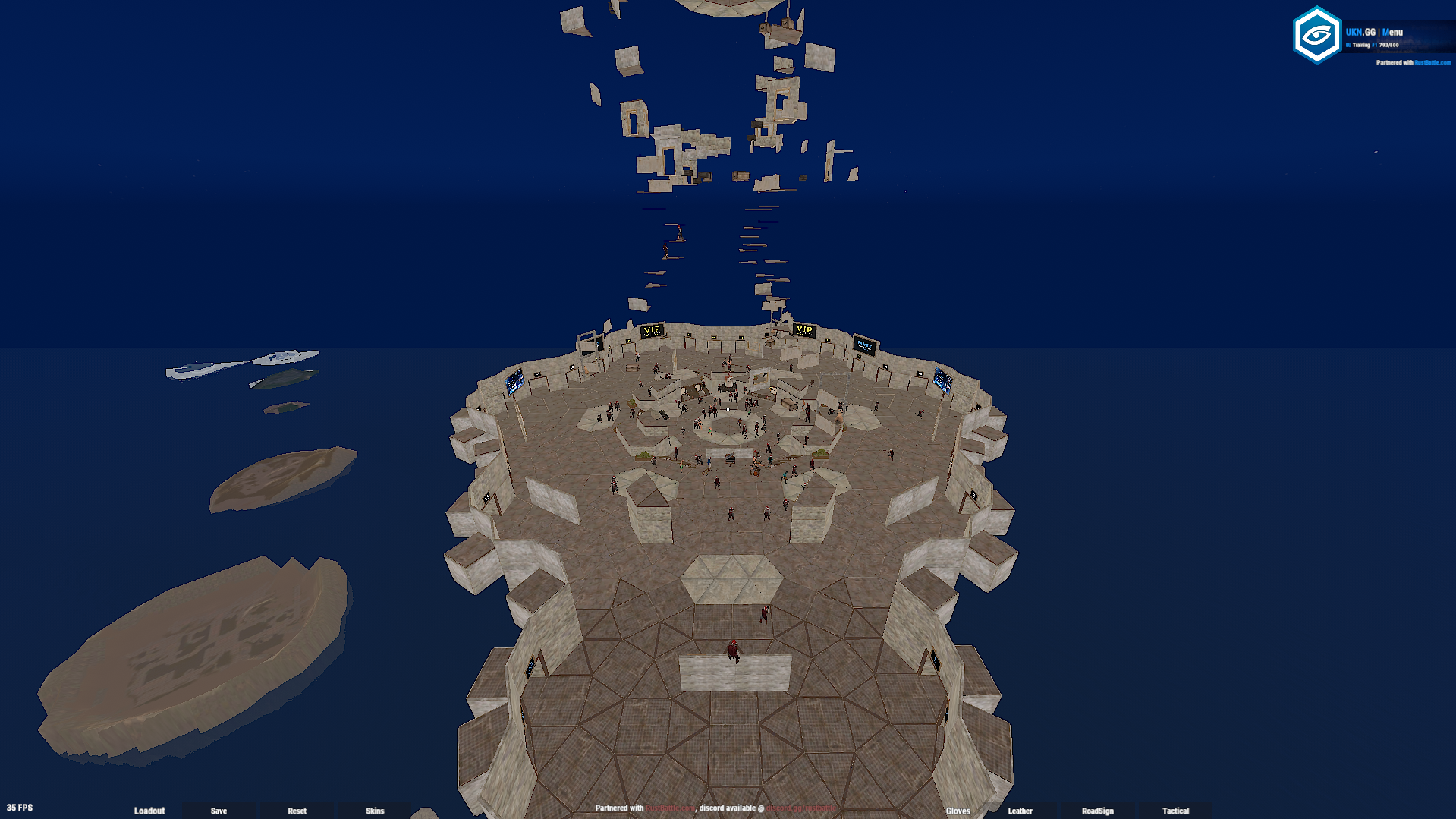 Rust without cheat - clean view